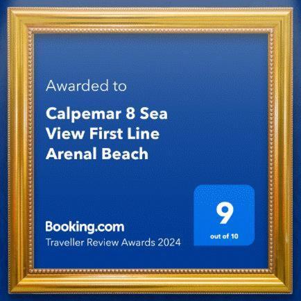 Calpemar 8 Sea View First Line Arenal Beach Экстерьер фото